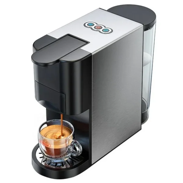 Machine a Café INOX Multi-Capsules 4 En 1 -1450W – 19 Bar 0.8L SilverCrest – Image 3