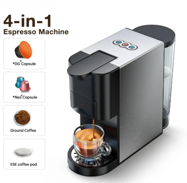 Cafetière 4 en 1 Multi-Capsules 20Bar 1450W Tirexx