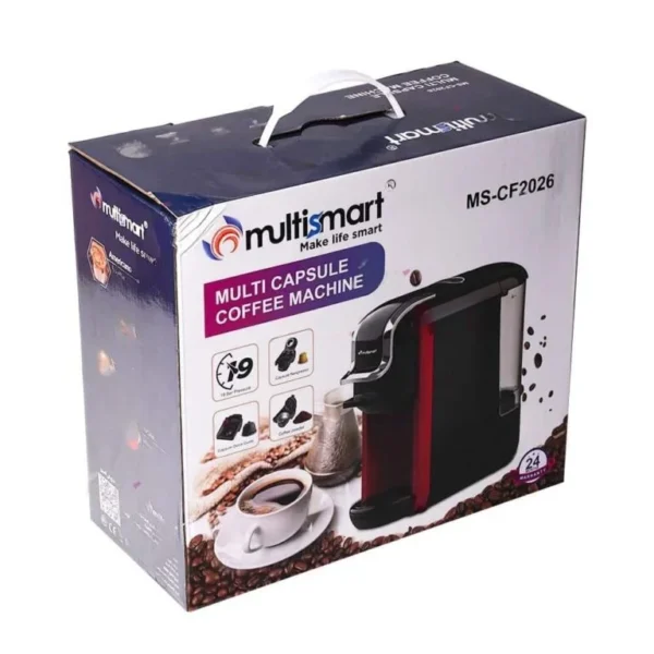Machine a Café 3En1 – 20 Bars – 1450W Multismart MS-CF2026 – Image 2