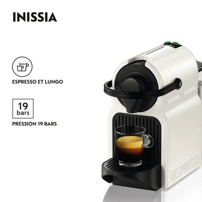 Machine à café Inissia 19 Bar 1260 W avec capsules cadeau Nespresso Krups YY1531FD – Image 2