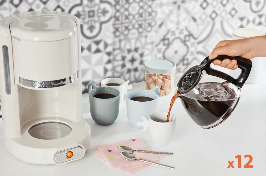 Cafetière Électrique 1000W 15Tasses 1.25L Moulinex FG381A10 – Image 3